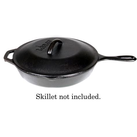 Lodge 1025 Inch Seasoned Cast Iron Lid For Skillet Or Dutch Oven