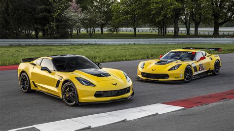 Chevrolet Corvette Z C R Edition Coupe Race Sport Yellow Car Hd Cars