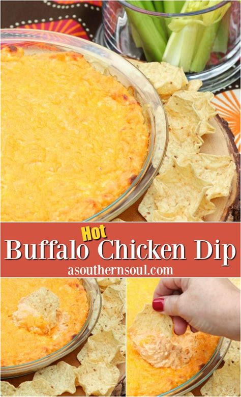 Hot Buffalo Chicken Dip Quick And Easy Appetizers Recipes