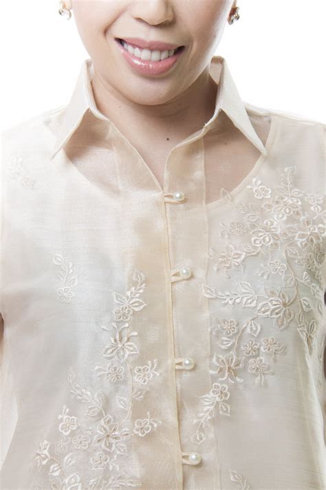 Wo01 Womens Barong Tagalog Filipiniana