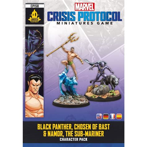 Marvel Crisis Protocol Black Panther Chosen Of Bast Namor The