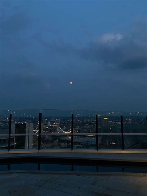 London Rooftop City View at Night