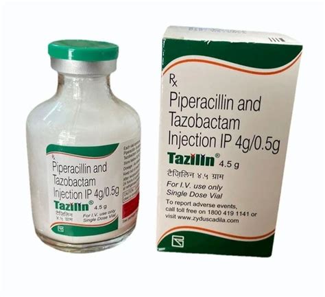 4 5g Piperacillin And Tazobactam Injection IP At Rs 447 Vial