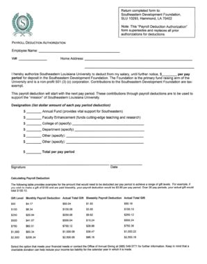 Fillable Online selu Return completed form to: Southeastern Development ...