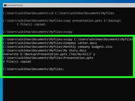 How To Copy Files To A Usb Using Command Prompt Cmd