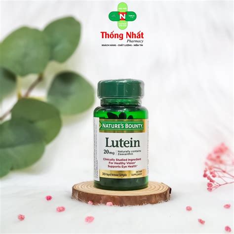 Mua Viên uống Lutein 20mg Date xa 2025 sáng mắt tăng cường thị lực