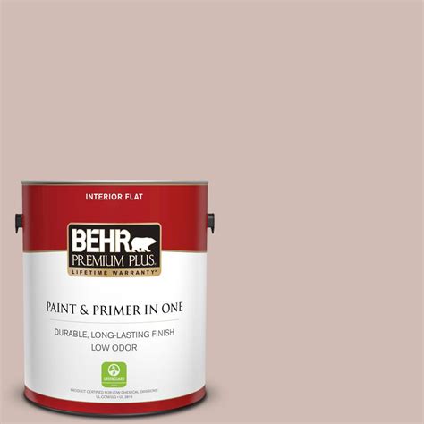 BEHR Premium Plus 1 Gal N150 2 Smokey Pink Flat Low Odor Interior