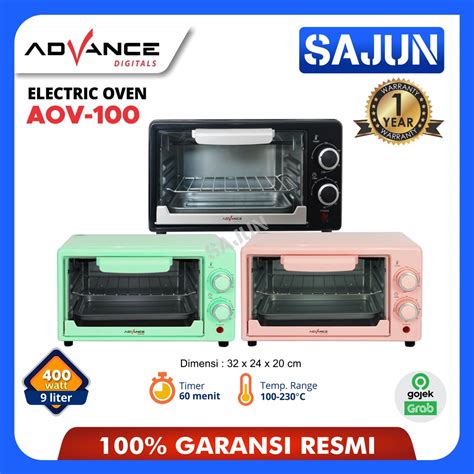 Jual Oven Listrik Advance AOV100 Electric Oven 9 Liter 500 Watt AOV 100