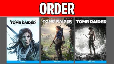 Quel Est L Ordre Chronologique Des Jeux Tomb Raider