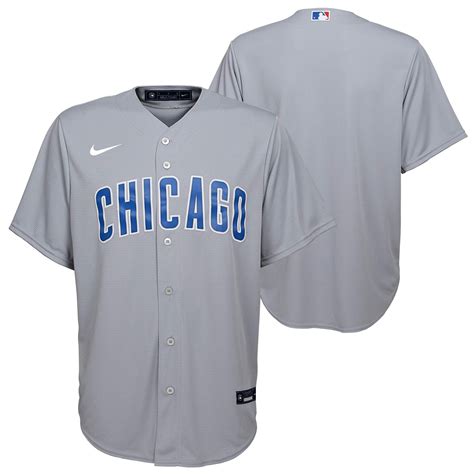 Chicago Cubs Nike Youth Grey Road Jersey – Clark Street Sports