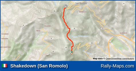 Shakedown San Romolo Stage Map Rallye Sanremo 2021 CIAR Rally