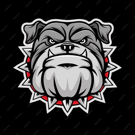 Premium Vector Bulldog Mascot Logo Vector Design Template