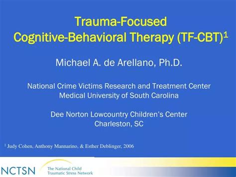 Ppt Trauma Focused Cognitive Behavioral Therapy Tf Cbt 1 Powerpoint