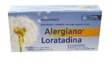 Microsules Alergiano Loratadina 10 Mg X 10 Comprimidos Recubiertos