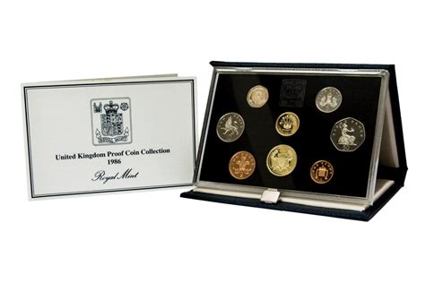 1986 Royal Mint Proof Coin Year Set Complete With Certificate Etsy