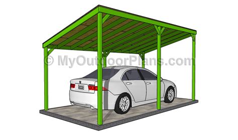 Wood Carport Designs | MyOutdoorPlans