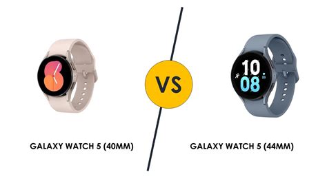 Galaxy Watch 5 40mm Vs 44mm Youtube