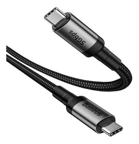 Cabo Usb C Para Tipo C 5gps Turbo 1m Pd3 1 Baseus Original