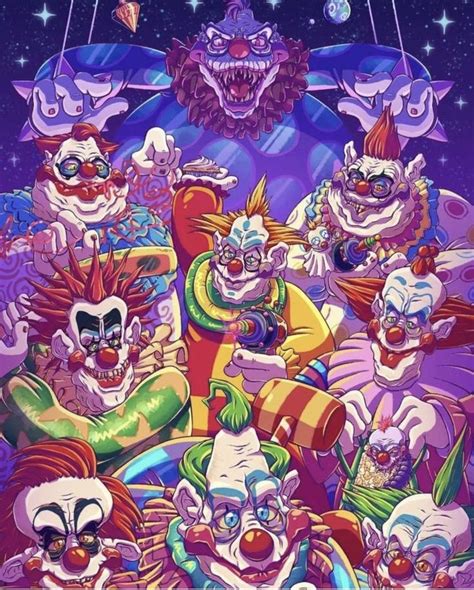 Pin by Kristin Robson on killer klowns | Space drawings, Outer space art, Scary clowns