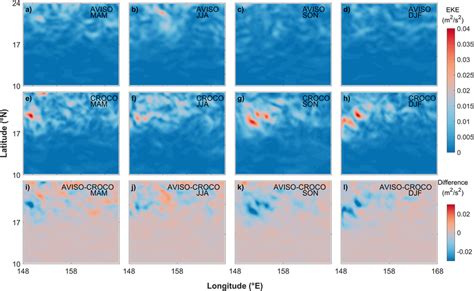 Spatial Distribution Of 5‐year 20112015 Seasonally‐averaged Sea Download Scientific Diagram