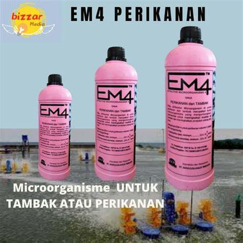 Jual EM4 Tambak Perikanan Warna Pink Probiotik Microorganisme Shopee