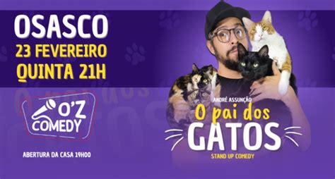 Andr Assun O Em Osasco O Pai Dos Gatos Em Osasco Sympla