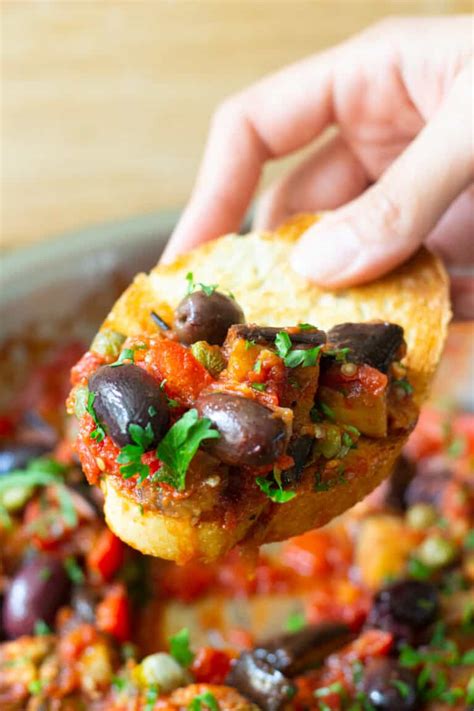 Eggplant Caponata Recipe Unicorns In The Kitchen