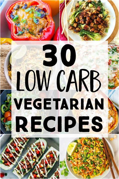 30 Delicous Low Carb Vegetarian Recipes - She Likes Food