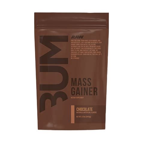 GANADORES DE MASA MUSCULAR RAW CBUM MASS GAINER 12 LBS