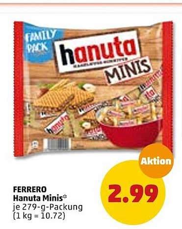 Ferrero Hanuta Minis Angebot Bei Penny Prospekte De