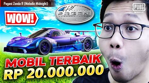 KEMBALI NEKAT TOP UP RP 20 000 000 BELI SPORT CAR PAGANI PUBG MOBILE