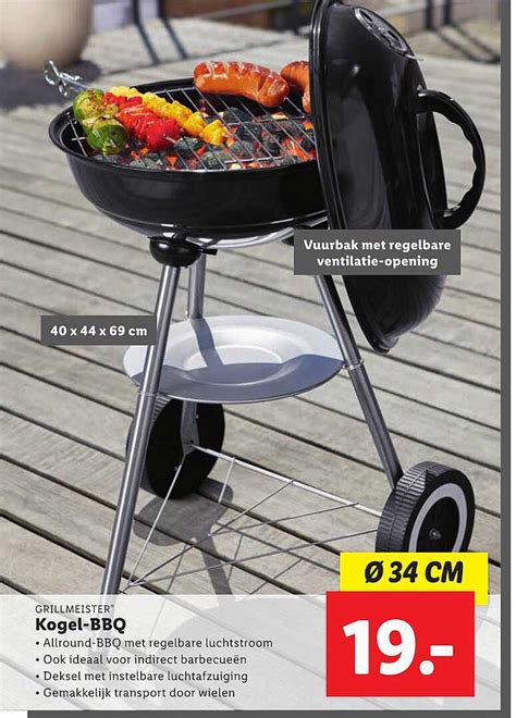 Grillmeister Kogel Bbq Aanbieding Bij Lidl Folders Nl