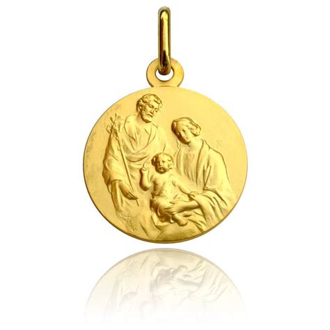 Médaille Sainte Famille Or Jaune 375 Pichard Balme Ocarat