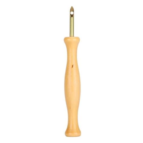 HURRISE Aiguille de poinçon Punch needle with wooden handle portable