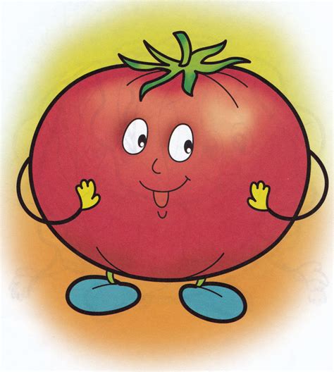 Раскраска Румяный помидор - распечатать бесплатно