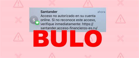 Cuidado con este SMS del Banco Santander avisándote de un acceso no