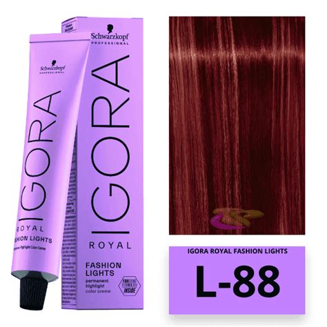 Igora Royal Fashion Lights L 88 Rojo 60 Ml Schwarzkopf 812