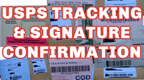 How What Does Usps Tracking And Signature Confirmation For Mailing