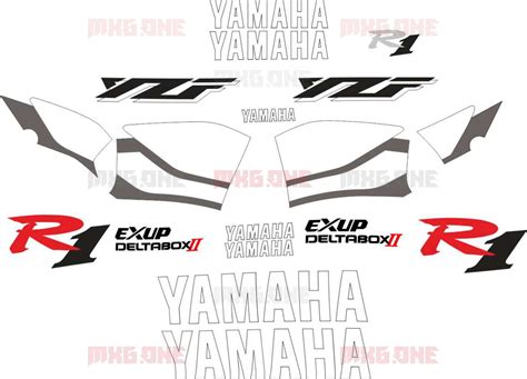 Yamaha YZF R1 Logos Decals Stickers And Graphics MXG ONE Best Moto