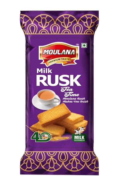 Moulana Milk Rusk Packaging Type Packet 200g At Rs 9 Packet In