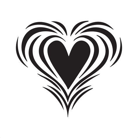 Heart Tattoo Design Flames And Fire Heart And Love Symbols Gothic Tattoos And Print Templates