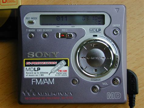 Sony Md Walkman Fm Am Portable Minidisc Recorder Mz G