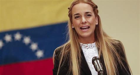 Lilian Tintori Esposa Del Opositor Venezolano Leopoldo L Pez Se