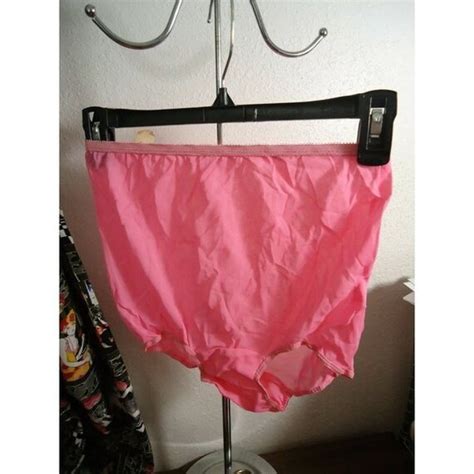 Nos Vtg 1960s Bright Pink Nylon Panties Double Gusset No Etsy