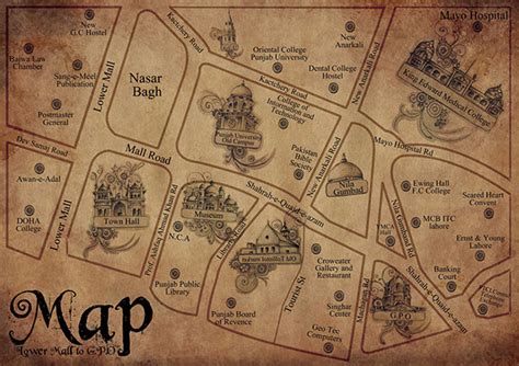 map design on Behance