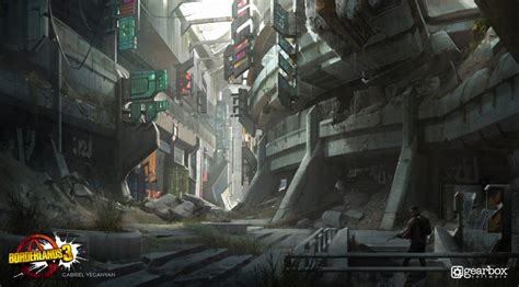 The Art Of Borderlands 3 100 Concept Art Future Buildings