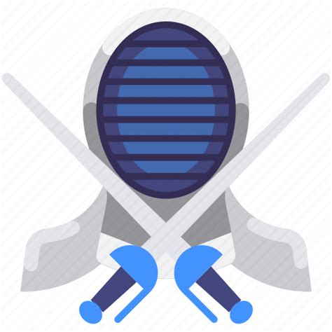 Fencing, fight, sword, fence, mask icon - Download on Iconfinder