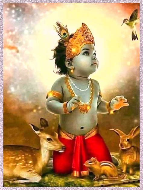 Hd Wallpaper Baby Cute Krishna God Diarioa