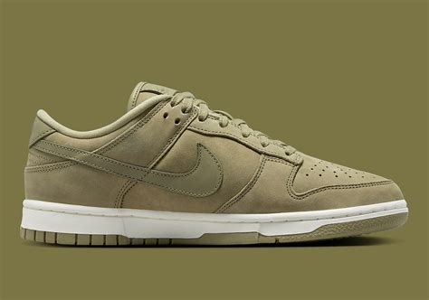 Nike Dunk Low Prm Womens Neutral Olive Sail Dv7415 200