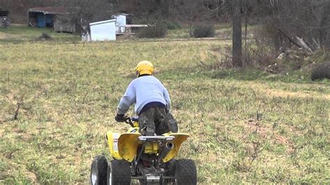 Wheelie Fail On A Ltz 400 Youtube